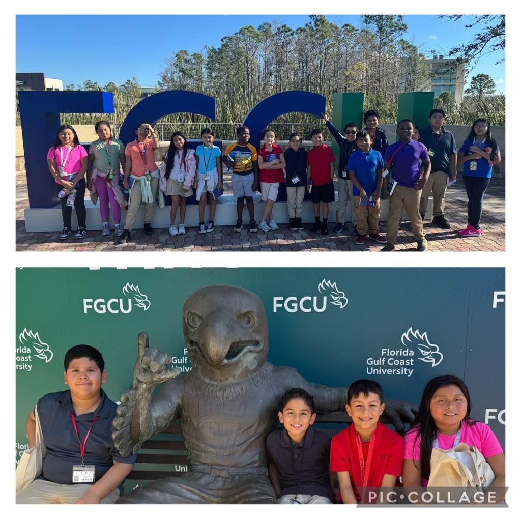 Our students had a great time on our field trip to the Literary Festival at FGCU today!