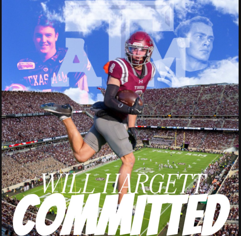 Will Hargett (@willhargett04) on Twitter photo Staying home!👍🏻
Thankful for this opportunity to continue my academic and athletic career <a href="/AggieFootball/">Texas A&M Football</a> Gig’em Staying home!👍🏻
Thankful for this opportunity to continue my academic and athletic career <a href="/AggieFootball/">Texas A&M Football</a> Gig’em