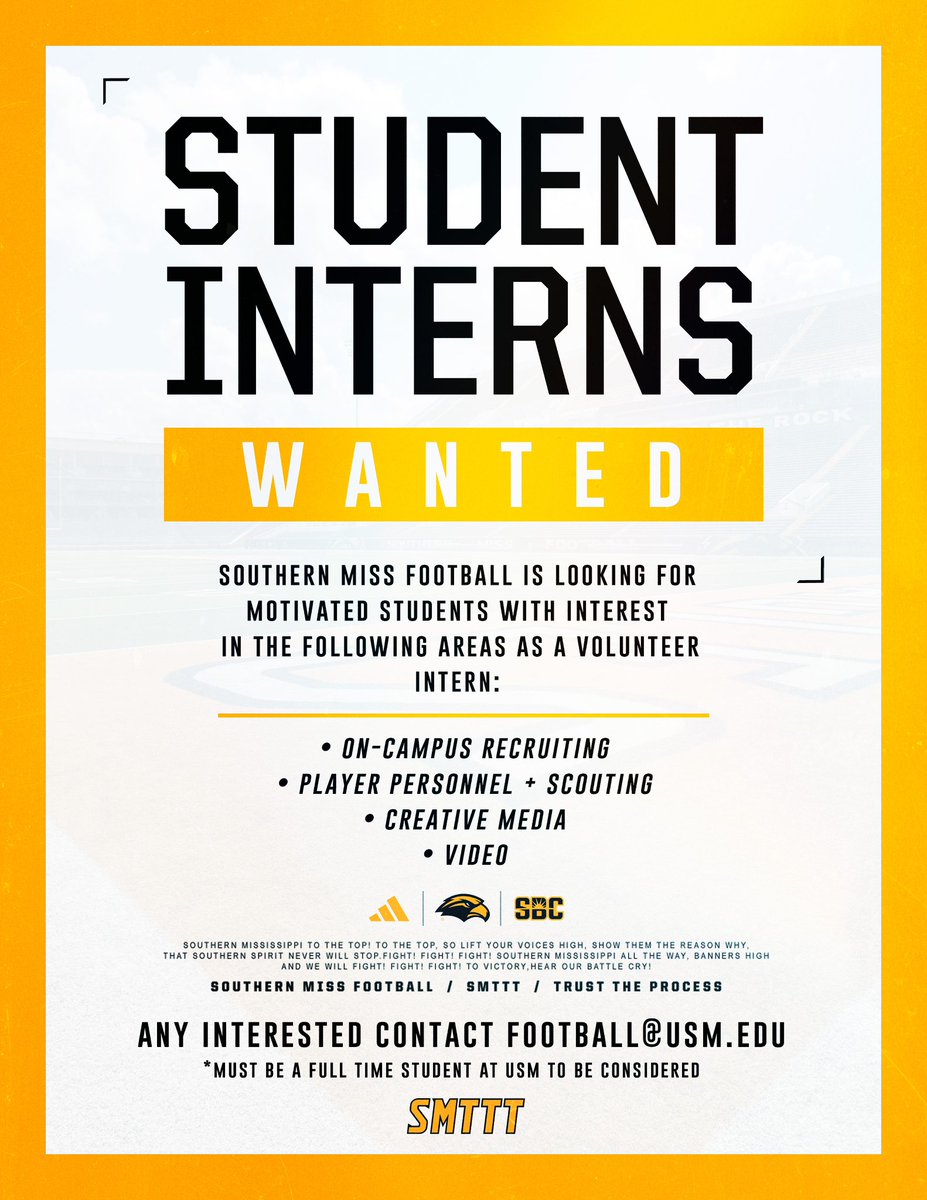 📲 <a href="/SouthernMissFB/">Southern Miss Football</a>