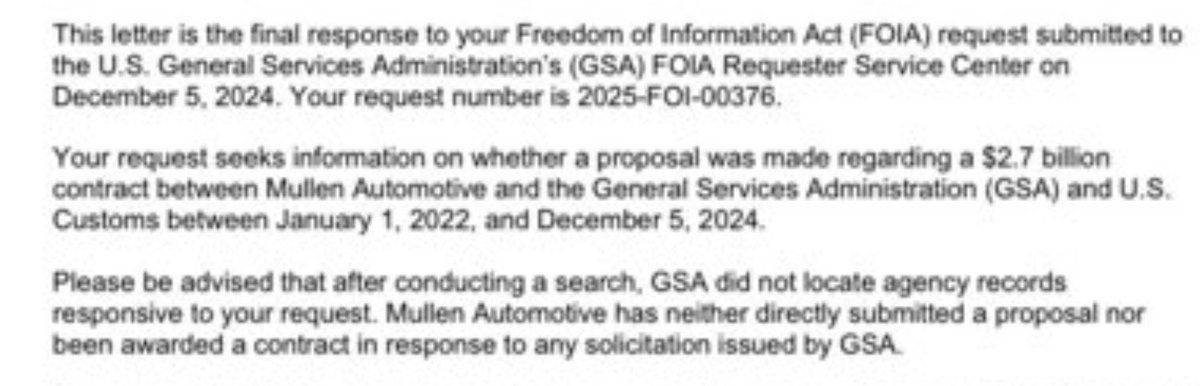 FinancialErnie's tweet image. $muln #mullen #MULN 
@Mullen_USA please explain why the GSA never received any proposals…