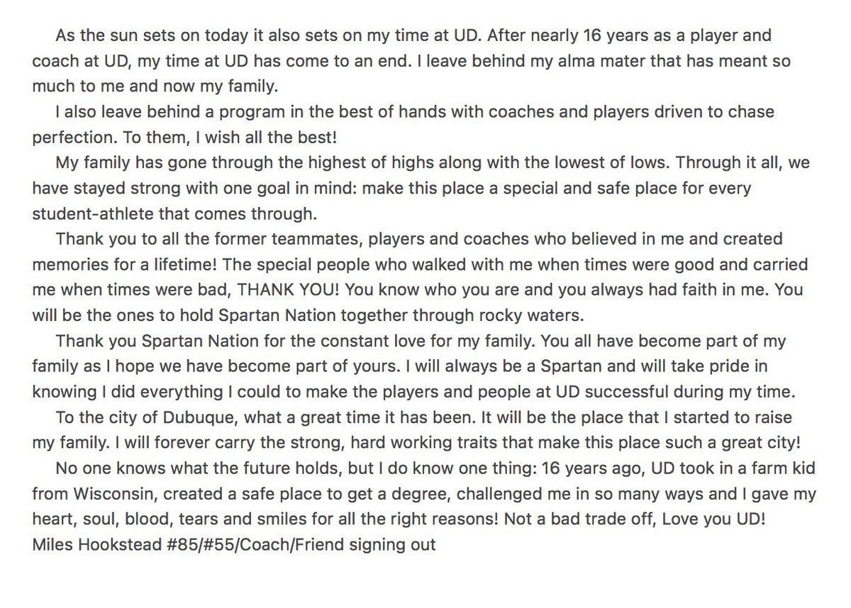 MilesHookstead's tweet image. Thank you UD and see you later!