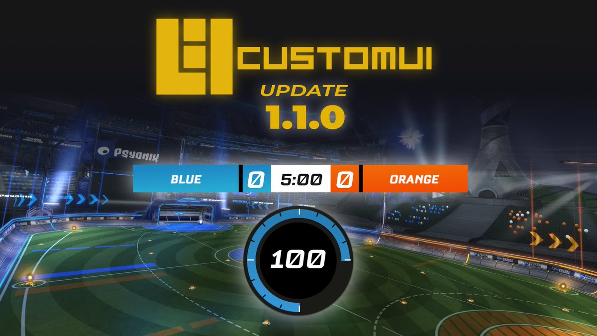 🚨 CustomUI 1.1.0 is here! 🎮

✅ RLCS 2025 preset available for everyone! 🏆
✅ Now works in spectator mode 👀
✅ Presets with different images based on team color 🔵🟠

🔽 Download the update &amp; join the Discord! 🔽
bakkesplugins.com/plugins/view/5…

#RocketLeague #RLCS