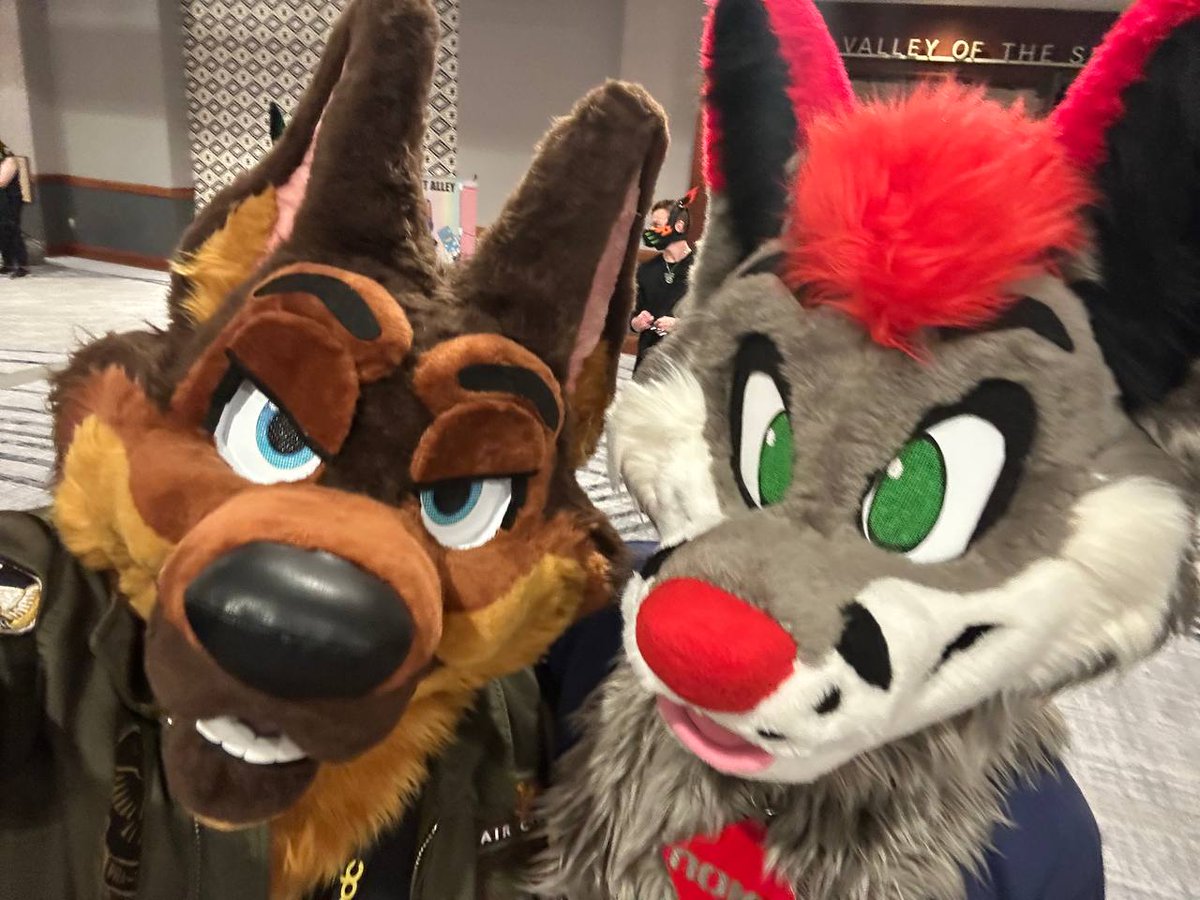 I found a doggo!  

#FursuitFriday #furryfandom #furries #fursuits #fursuiters #llmcostumes #PDFC2025