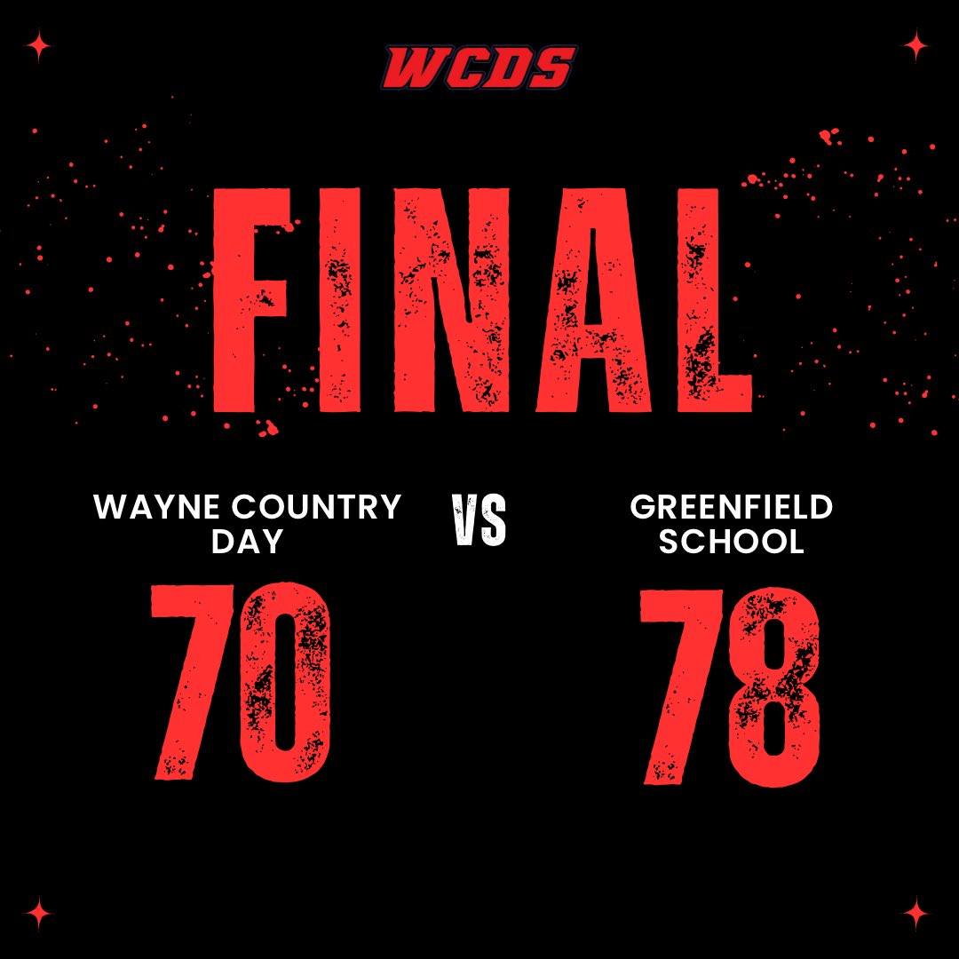 WCDS Basketball (@wcdsbasketball) on Twitter photo Final.
Tough loss tonight to end our regular season 24-6 (8-2). <a href="/JeremiahMe34170/">jeremiah mercer</a> led the way for us with 25 pts/7 reb. We will be back in action next Thursday night in the CPIC 2A Conference Tournament!
#RollChargers Final.
Tough loss tonight to end our regular season 24-6 (8-2). <a href="/JeremiahMe34170/">jeremiah mercer</a> led the way for us with 25 pts/7 reb. We will be back in action next Thursday night in the CPIC 2A Conference Tournament!
#RollChargers