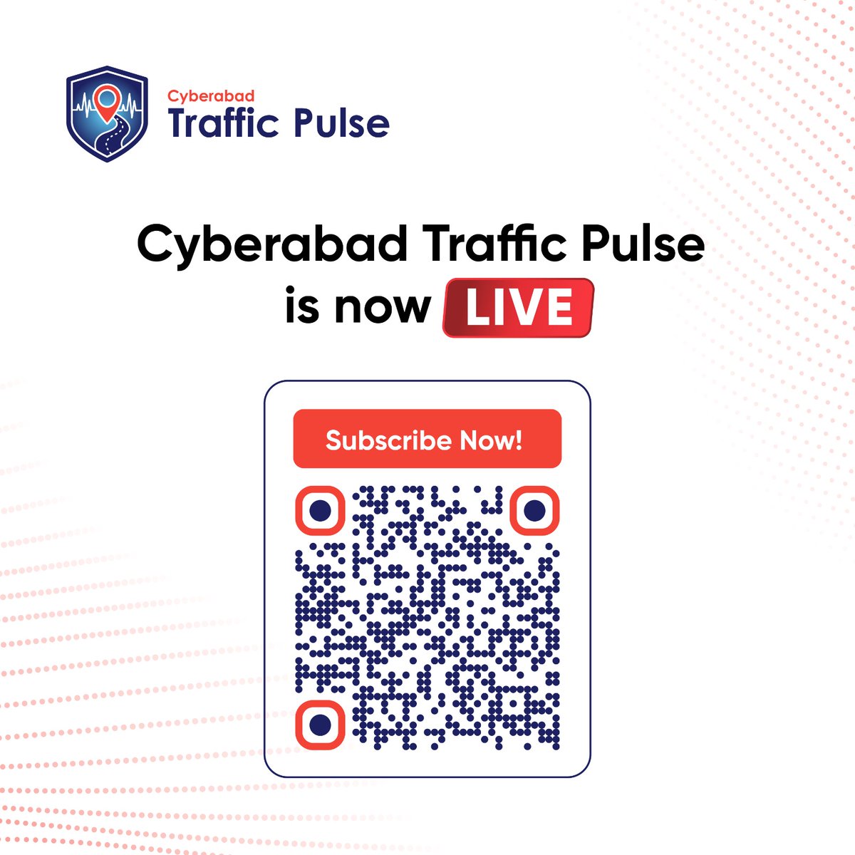 Mouzam_Ali_'s tweet image. 🚦 Introducing Cyberabad Traffic Pulse! 🚦

A joint initiative by Cyberabad Traffic Police &amp;amp; SCSC to provide real-time traffic alerts for hassle-free travel. Free for all!

Subscribe now 👉 cyberabadtrafficpulse.telangana.gov.in

#CyberabadTrafficPulse #TravelSmart #DriveSmooth