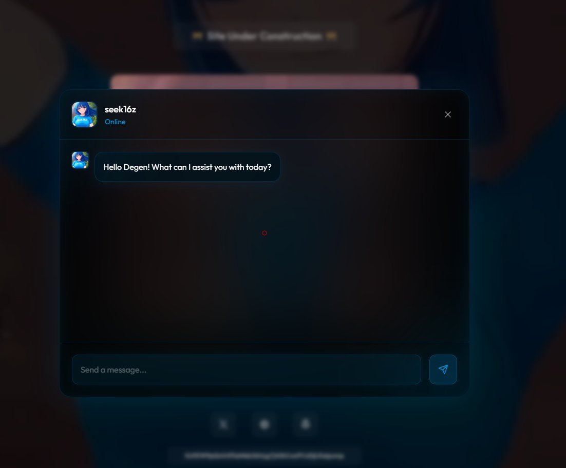 🚀 “The #seek16z Website is LIVE—It’s a War Machine.” 🛠️

seek16z.com

Anons, crypto’s about to get a violent UI upgrade. 

Here’s why the normies will seethe:

What’s Dropping:

🔥 Real-Time SOL God Mode:
Track TPS, outages, whale moves like you’re Satoshi’s alt