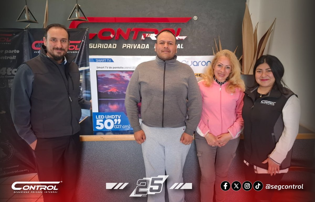 segcontrol's tweet image. 🎉 ¡Felicidades a los ganadores de la Rifa del Bono Control 2024! 🎉

Realizamos la entrega de sus pantallas de 50 pulgadas como parte de la rifa que premiaba su compromiso y dedicación. 

¡Nos vemos en la próxima dinámica! 😎

#BonoControl2024 #PremiosControl #TeamControl