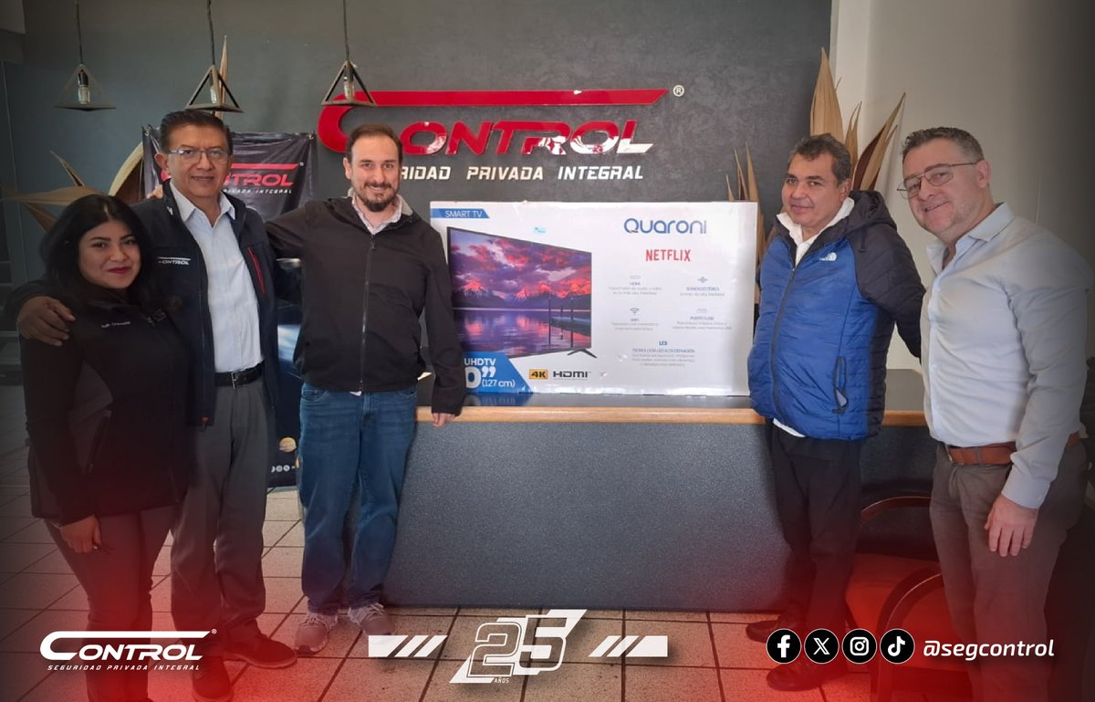 segcontrol's tweet image. 🎉 ¡Felicidades a los ganadores de la Rifa del Bono Control 2024! 🎉

Realizamos la entrega de sus pantallas de 50 pulgadas como parte de la rifa que premiaba su compromiso y dedicación. 

¡Nos vemos en la próxima dinámica! 😎

#BonoControl2024 #PremiosControl #TeamControl