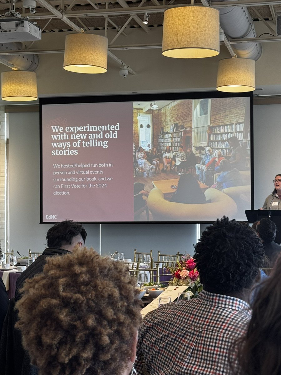 Leah_Carper's tweet photo. Happy Anniversary, @EducationNC 

Thank you for amplifying the real stories of educators and students from across our great state! 

#ednc #nced https://t.co/OSixsGNPWe