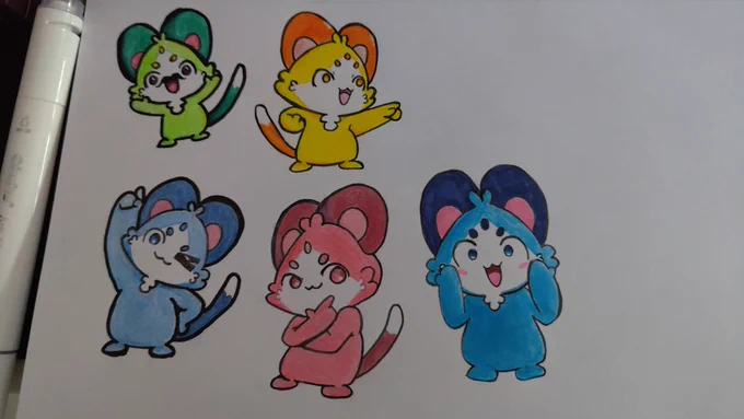 Got some alcohol markers #RaorArt 