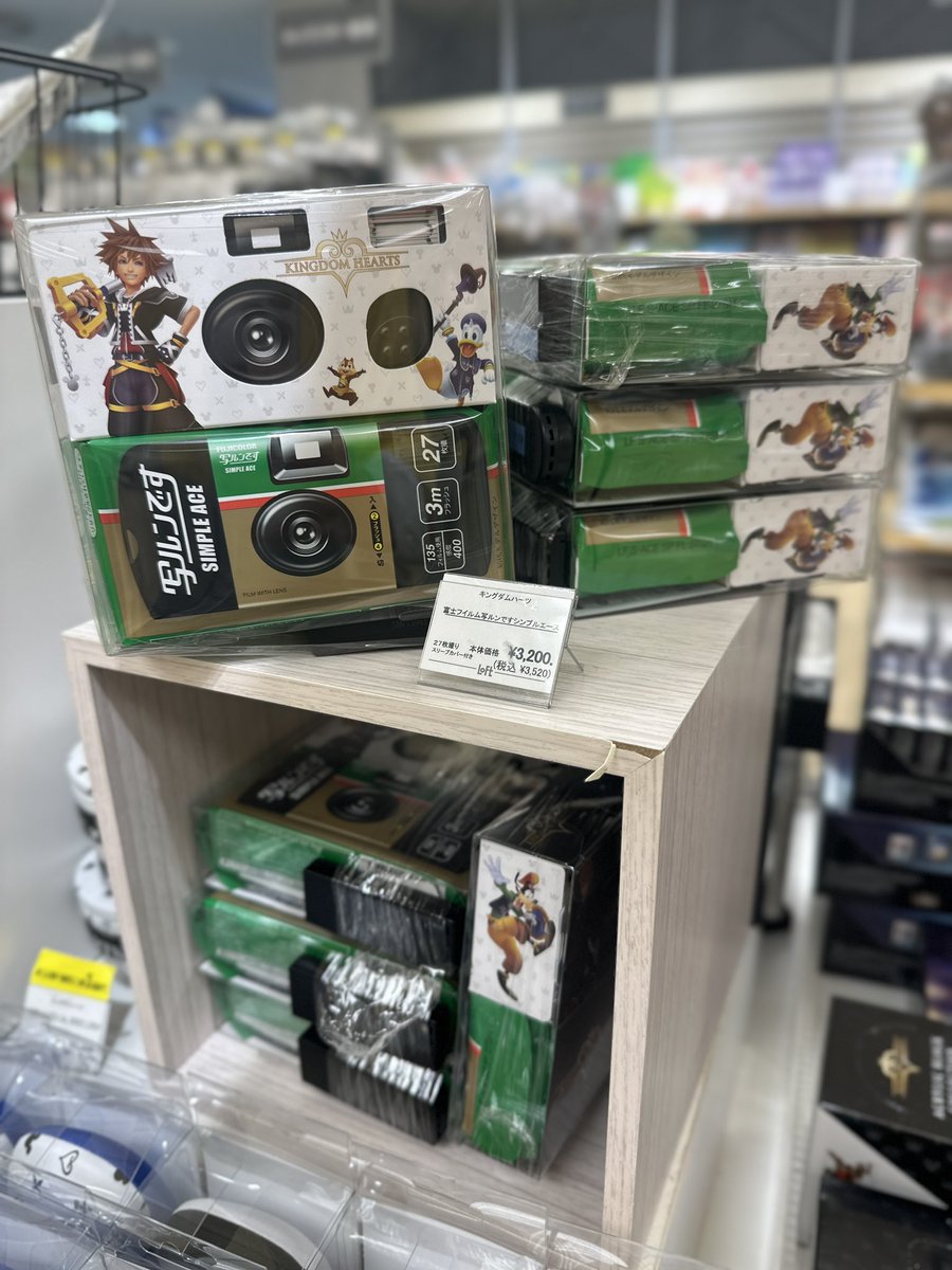 KINGDOM HEARTS GOODS COLLECTION」 【新商品のお知らせ】 ｢写るんです