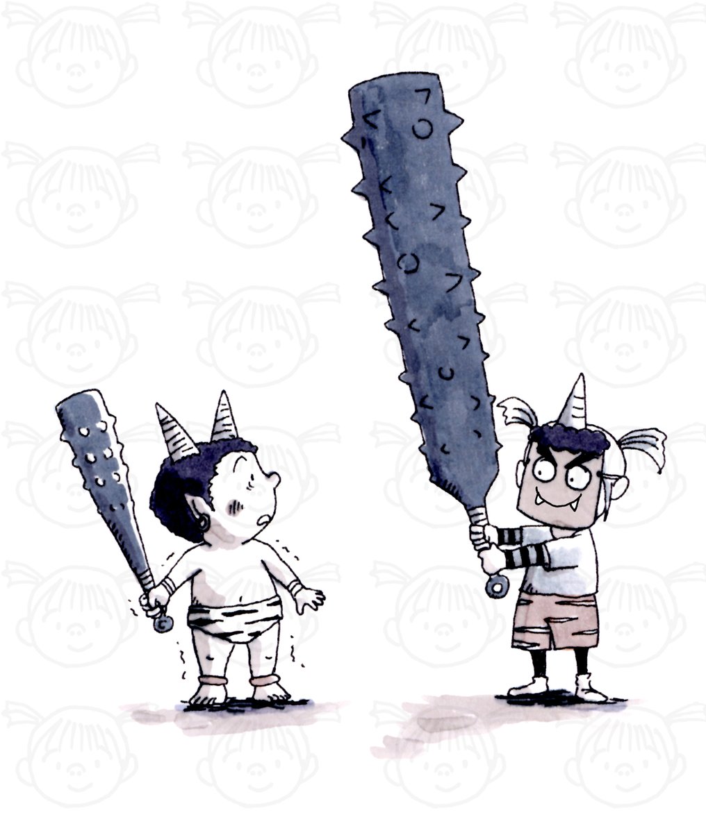 「2025年の節分の日は2月2日ですってよ!3日だと思っている人ご注意を! #節分」|堀江篤史◆イラストレーターのイラスト