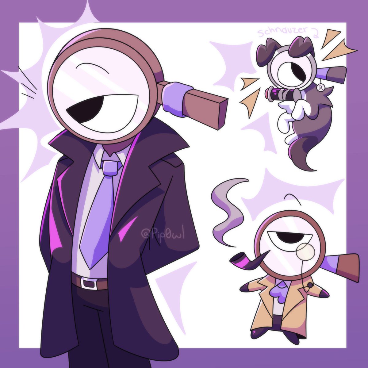 pip0wl's tweet image. Magnifying ass or something, idk how it was spelled #dandysworld #dandysworldfanart