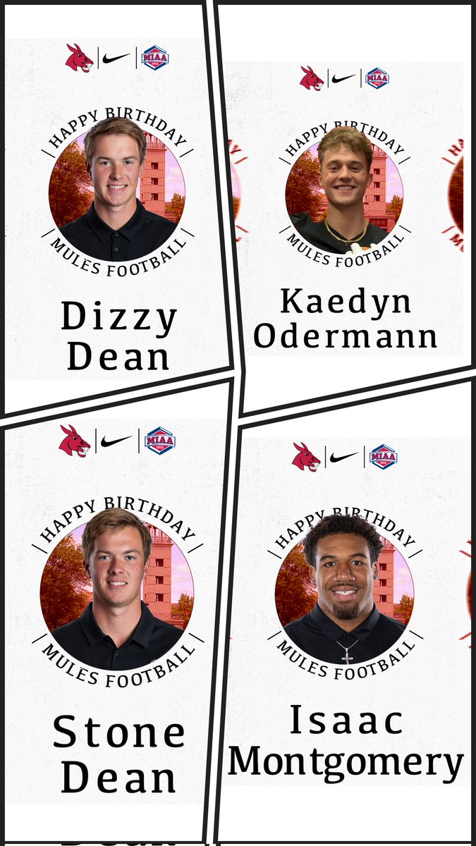 UCMFootballTeam's tweet image. January was a special month! @kyan_franklin @CadeBrown_9_ @HerbBass2 @DonovynO @ethancsloan @KeyonButler14 @Kendalharmon5 @Dizzysladedean @Stonedean4 @isaacmonty127 @TimothyDorsey_ @KaedynOdermann 12 bdays #EPIC 🎂