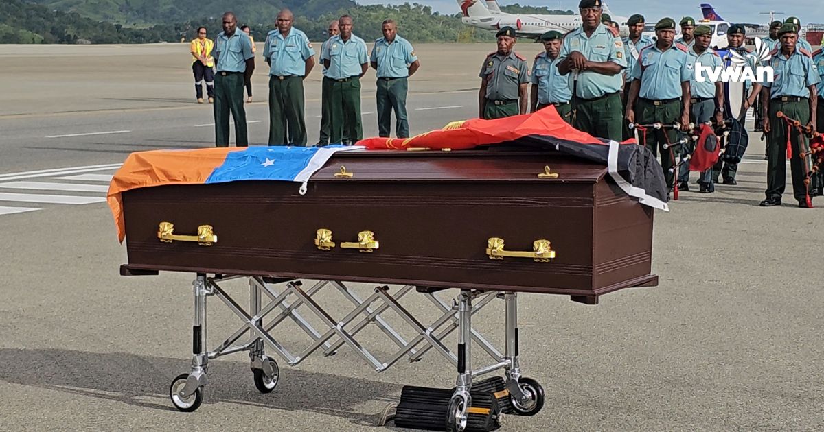 tvwanonline's tweet photo. #LocalNews The official funeral program for the late Sir Julius Chan has just been released by the office of the National Events.
Read more: https://t.co/OWJFPnw5tI
#LateSirJuliusChan #FuneralProgram #PapuaNewGuinea #TVWANNews https://t.co/DOR2na4tzt