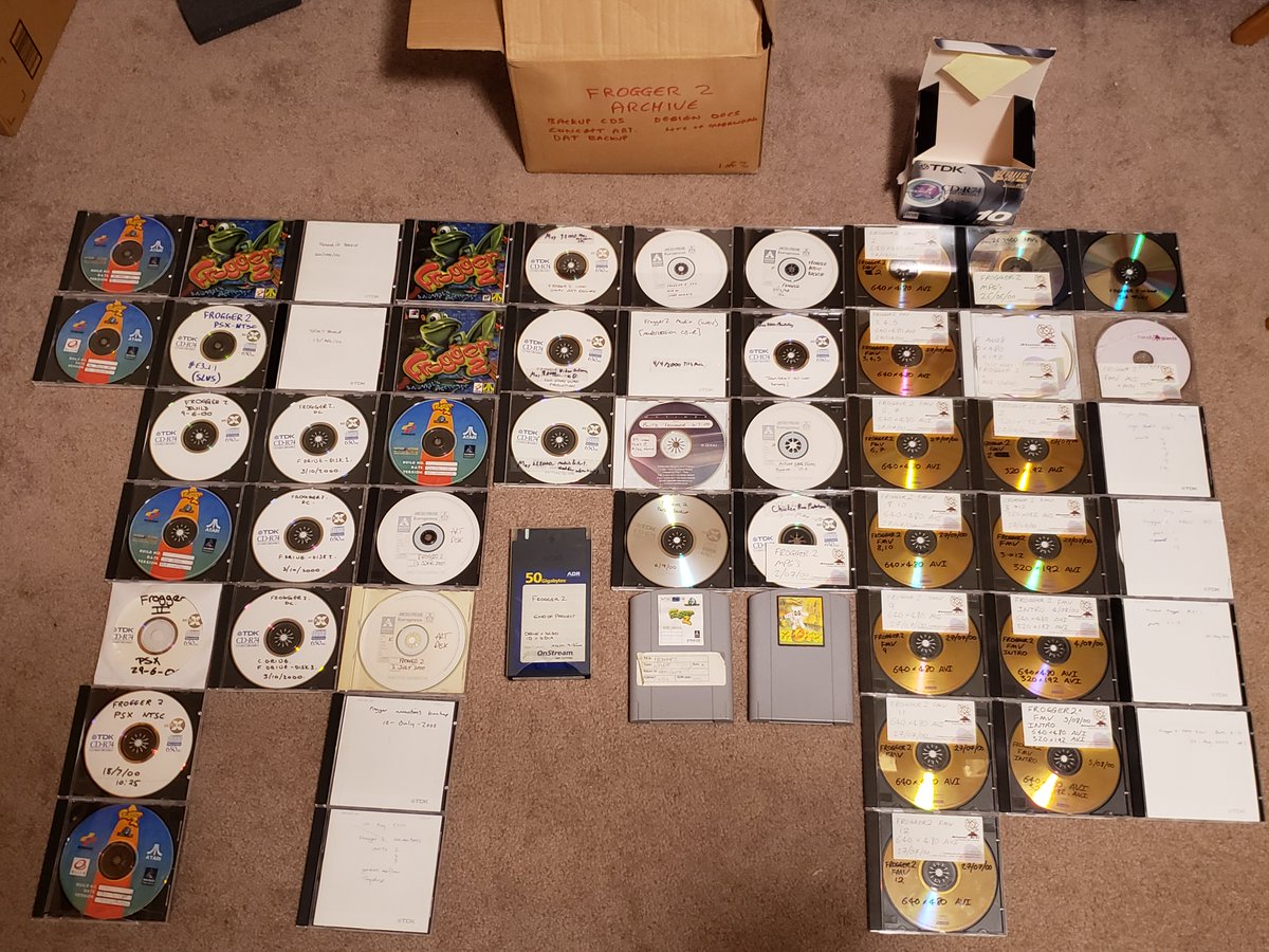 HiddenPalaceOrg's tweet image. Hello everyone! Join us tomorrow, at 2PM EST (7:00 PM UTC) at twitch.tv/hiddenpalace/ for a special presentation from @Kneester77 and @hellfire2345_ detailing a massive 85GB treasure trove treasure trove of Frogger 2 prototypes and development materials!