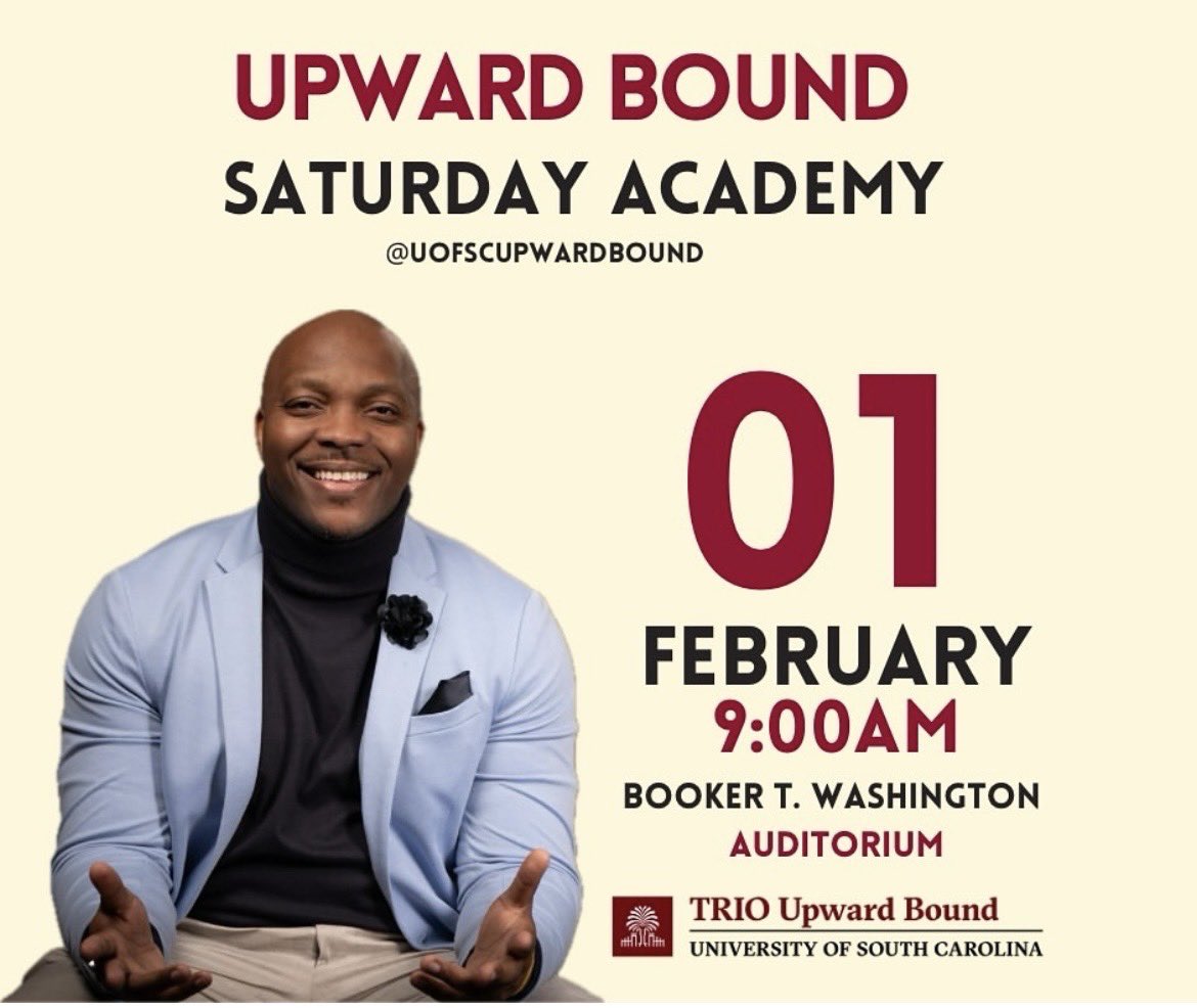 terrance_tuck's tweet image. Honored to be highlighted by The University of South Carolina Upward Bound program! #TuckProject #FirstGeneration #USC