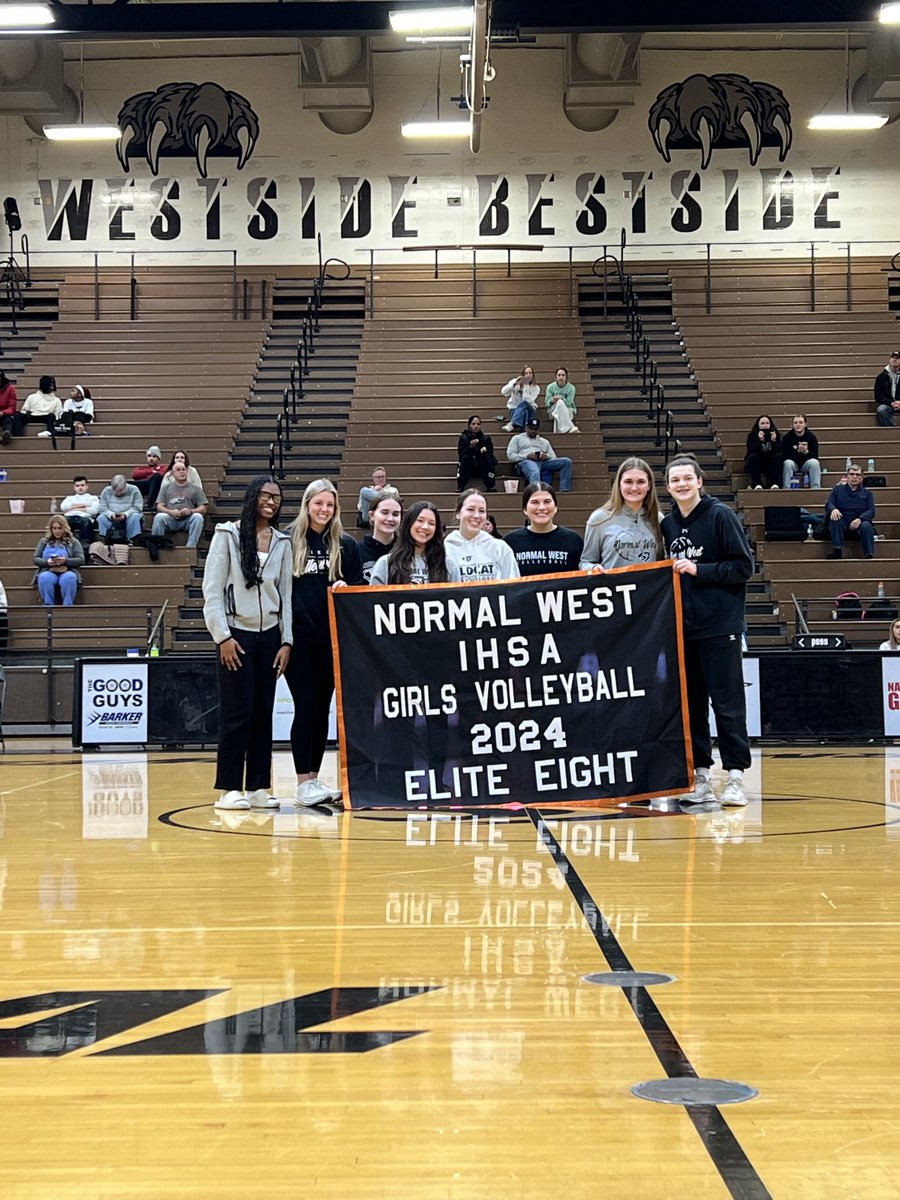 Great night honoring the Elite Eight West Volleyball Team