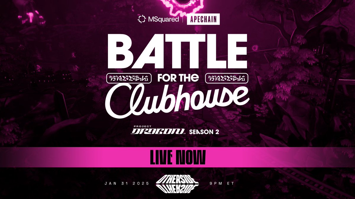 Project Dragon is LIVE at launch.otherside.xyz.

Join us as we try to break the Guinness World Record for most players in a FPS battle together.

Open to all | Google Chrome browser only.