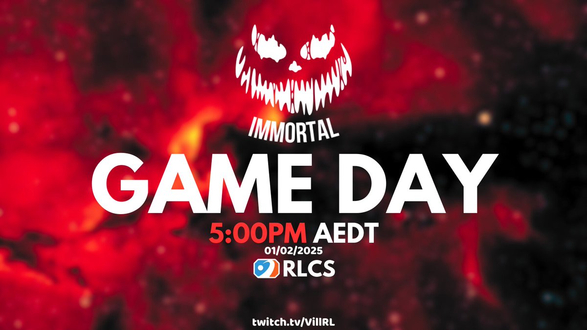 Its #RLCS2025  gameday!
You can watch our run over at twitch.tv/VillRL

Thank you <a href="/ViviantSG/">Viv</a> for the graphic