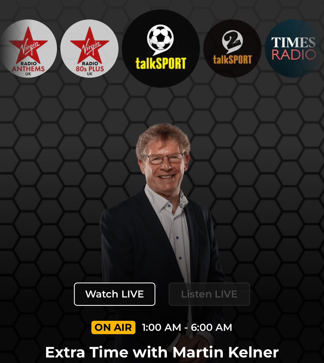 James Jones Ref (@jamesjref) on Twitter photo A pleasure to be invited back on <a href="/talkSPORT/">talkSPORT</a> by <a href="/martinkelner/">martin kelner</a>
Always enjoy being on his show.
Reviewing a VERY disappointing opening game for Wales in the <a href="/SixNationsRugby/">Guinness Men's Six Nations</a> & previewing 2 exciting games today - Ireland hosting England and Scotland hosting Italy.
Diolch Martin. A pleasure to be invited back on <a href="/talkSPORT/">talkSPORT</a> by <a href="/martinkelner/">martin kelner</a>
Always enjoy being on his show.
Reviewing a VERY disappointing opening game for Wales in the <a href="/SixNationsRugby/">Guinness Men's Six Nations</a> & previewing 2 exciting games today - Ireland hosting England and Scotland hosting Italy.
Diolch Martin.
