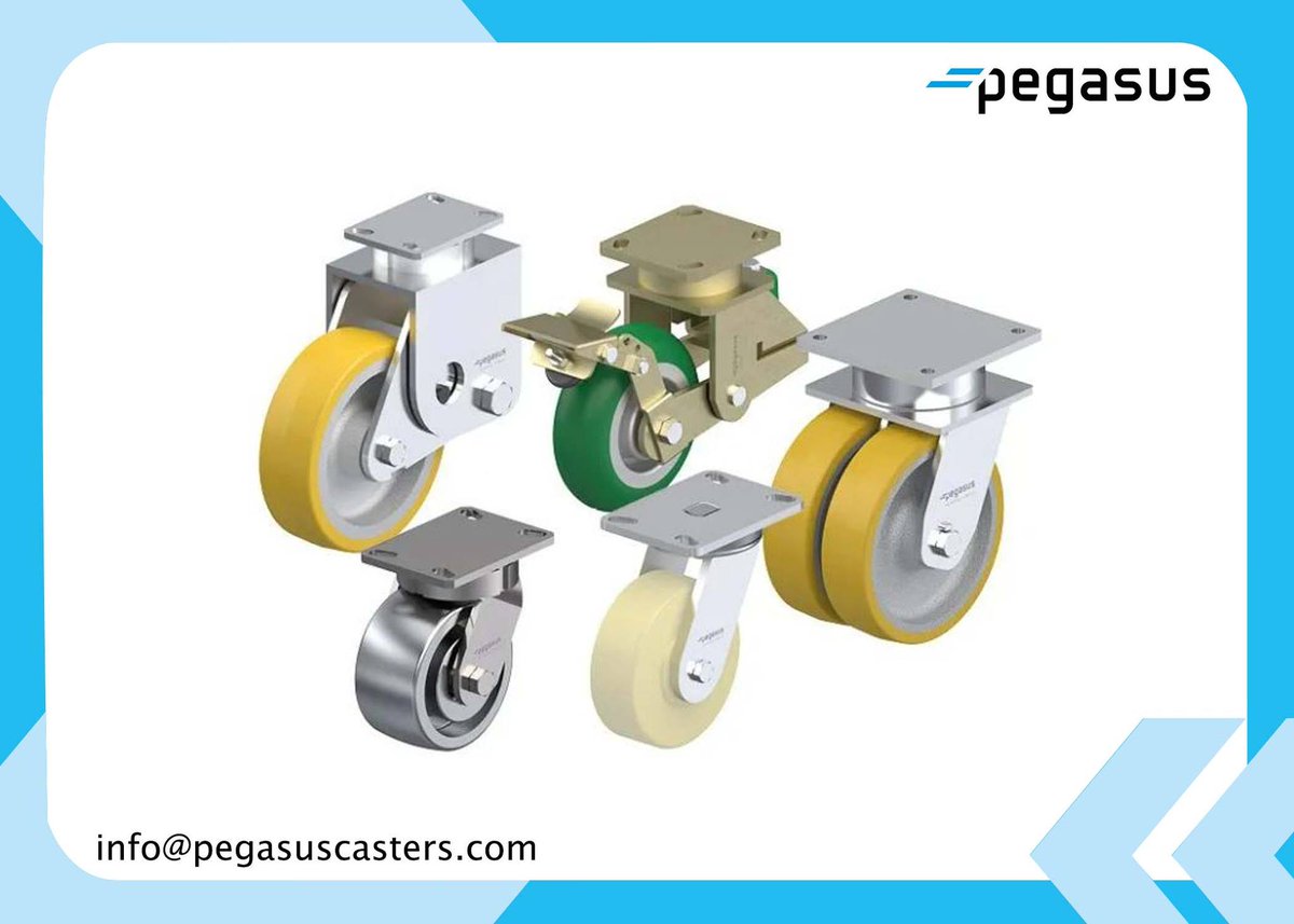 PegasusCasters's tweet image. Quality and quantity – two things you can be sure we provide at Pegasus. We’ve got thousands of #wheels and #casters in stock and ready to ship.
Contact us to place your order today - info@pegasuscasters.com.
#instock #ship #delivery #polyurethane #heavyduty #materialhandling