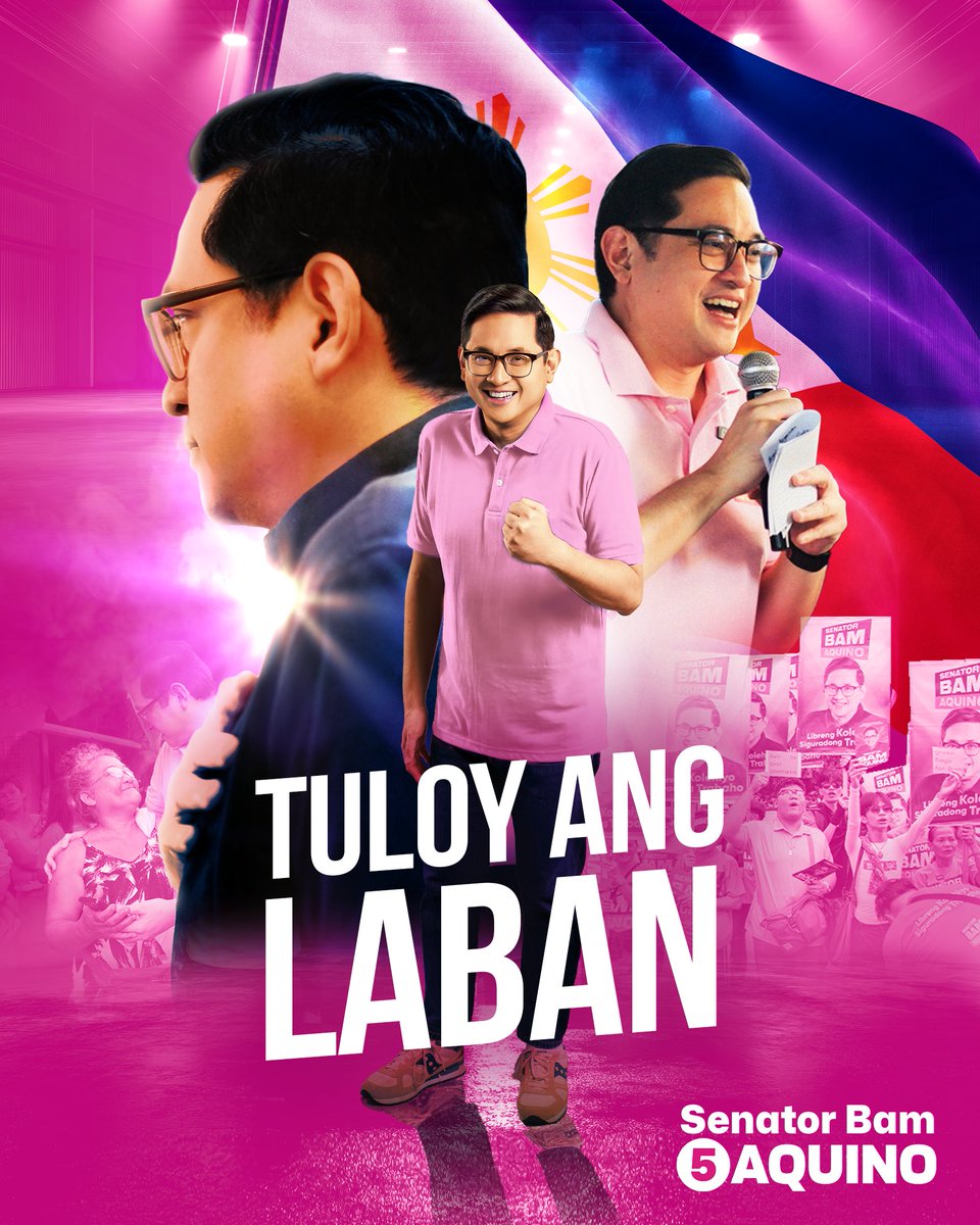 LIBRENG KOLEHIYO, SIGURADONG TRABAHO! #5AquinoBam 🇵🇭

Tuloy ang laban!
