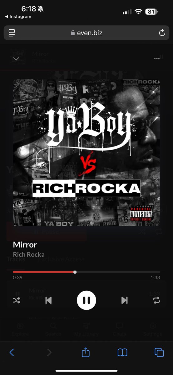 <a href="/REALRICHROCKA/">RICH ROCKA</a> we back 🙌🏻 OG fan since 05 here 🫡