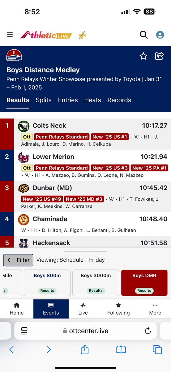 Colts Neck Athletics and Activities tweet media