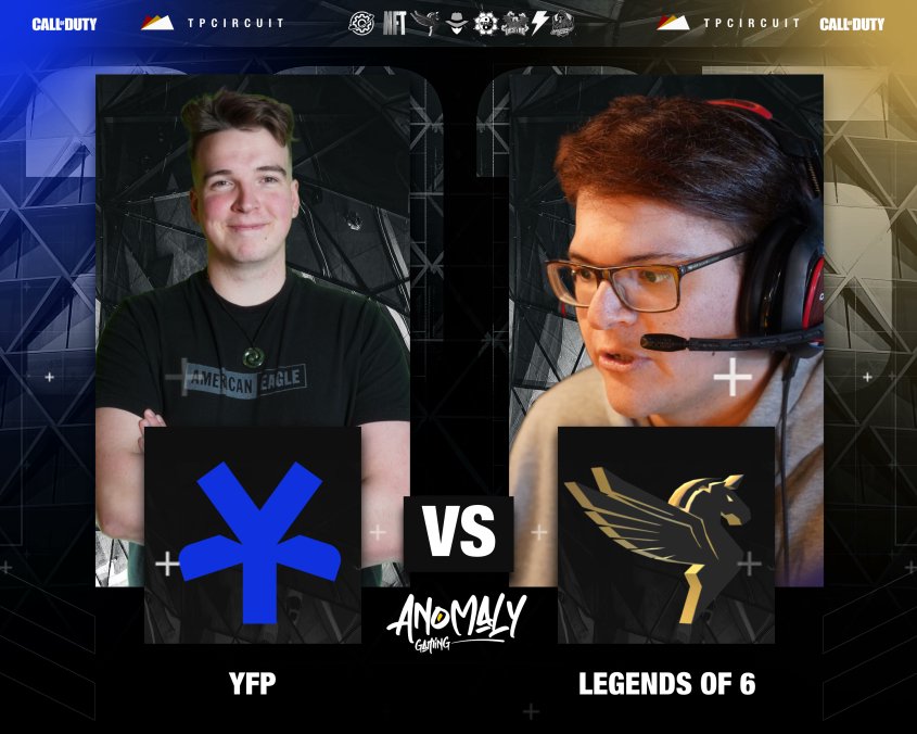 The Premier Circuit (@tpcircuit) on Twitter photo "Here we go—it's Grand Finals time at the <a href="/GGAnomaly/">Anomaly Gaming</a> Playoffs! 🏆
<a href="/YFPCOD/">YFP Call of Duty</a> faces <a href="/Lo6Gaming/">LEGENDS OF 6</a> in a battle for ultimate glory and the crown. 👑
📺twitch.tv/premier_circuit
<a href="/NNeptuunE/">Travis</a>
<a href="/CruzeeyCOD/">Cruze</a>
<a href="/8Whiz/">Whiz</a>
<a href="/7Dak_/">Dak</a>
VS.
<a href="/Gunsiii_/">Sabby</a>
<a href="/Assault/">Adam</a>
<a href="/ImBink_/">Bink</a>
<a href="/Darksived/">brian</a>
🎙️<a href="/Qolorblind/">Qolorblind</a> "Here we go—it's Grand Finals time at the <a href="/GGAnomaly/">Anomaly Gaming</a> Playoffs! 🏆
<a href="/YFPCOD/">YFP Call of Duty</a> faces <a href="/Lo6Gaming/">LEGENDS OF 6</a> in a battle for ultimate glory and the crown. 👑
📺twitch.tv/premier_circuit
<a href="/NNeptuunE/">Travis</a>
<a href="/CruzeeyCOD/">Cruze</a>
<a href="/8Whiz/">Whiz</a>
<a href="/7Dak_/">Dak</a>
VS.
<a href="/Gunsiii_/">Sabby</a>
<a href="/Assault/">Adam</a>
<a href="/ImBink_/">Bink</a>
<a href="/Darksived/">brian</a>
🎙️<a href="/Qolorblind/">Qolorblind</a>
