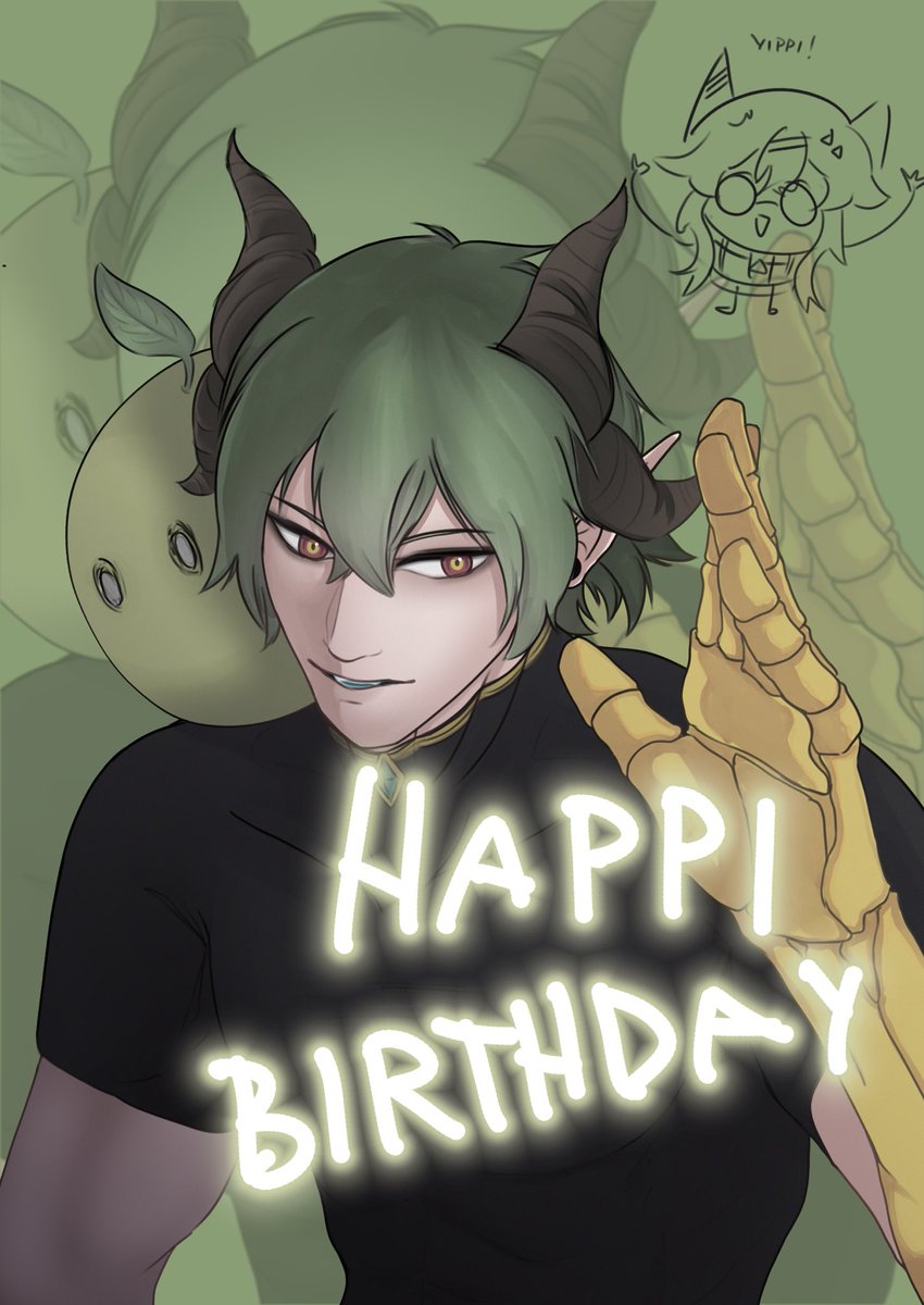 MEEPOliz's tweet photo. Happy Birthday @OptionalMal ๐๐ I made some art to celebrate a year old Mellon! ๐โจ Wishing you an amazing day! #drawmelon https://t.co/myGXkv9N8P