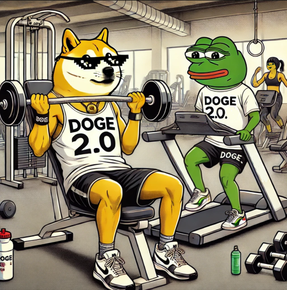 2Doge's tweet photo. 💪🐶🐸 Doge and Pepe training hard to take Doge2.0 to the moon! 🚀🌕🔥
Only the strongest can handle this climb, are you ready for the pump? 💎📈 #Doge2point0 #ToTheMoon #criptomonedas #bitcoin #ethereum #dogecoin #pepecoin #solana #airdropcripto https://t.co/tqgUpKdpor