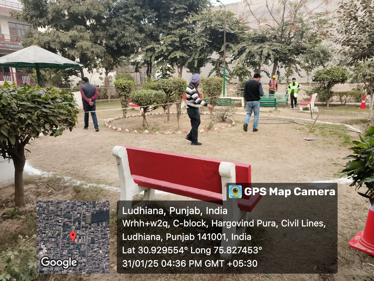 LudhianaSWSP's tweet image. Layout marking for the construction of an OHSR tank at Civil City Park was successfully completed. The PIU team addressed community concerns, ensuring park&apos;s redevelopment &amp;amp; project&apos;s other benefits.  #WaterConservation #LudhianaCity #WorldBankProject @mcldhofficial
@CMOPbIndia