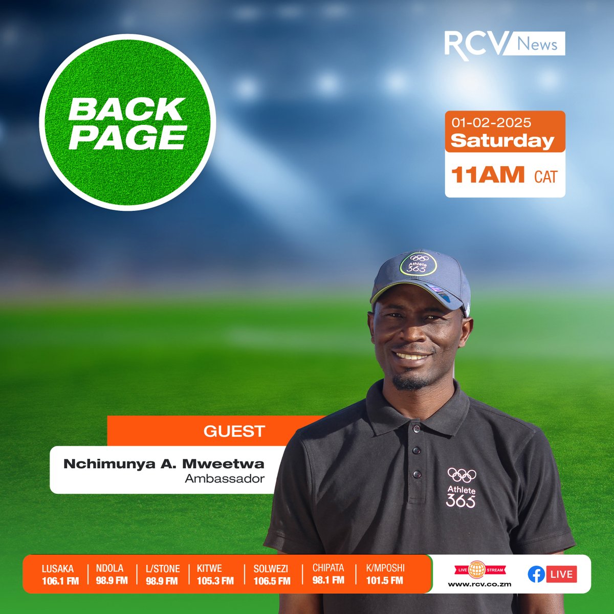 RCV_News's tweet photo. Join Nchimunya A. Mweetwa on today’s Back page with Jane Dunta Mweemba

#RCVNews #Community https://t.co/6dh5S5lR0N