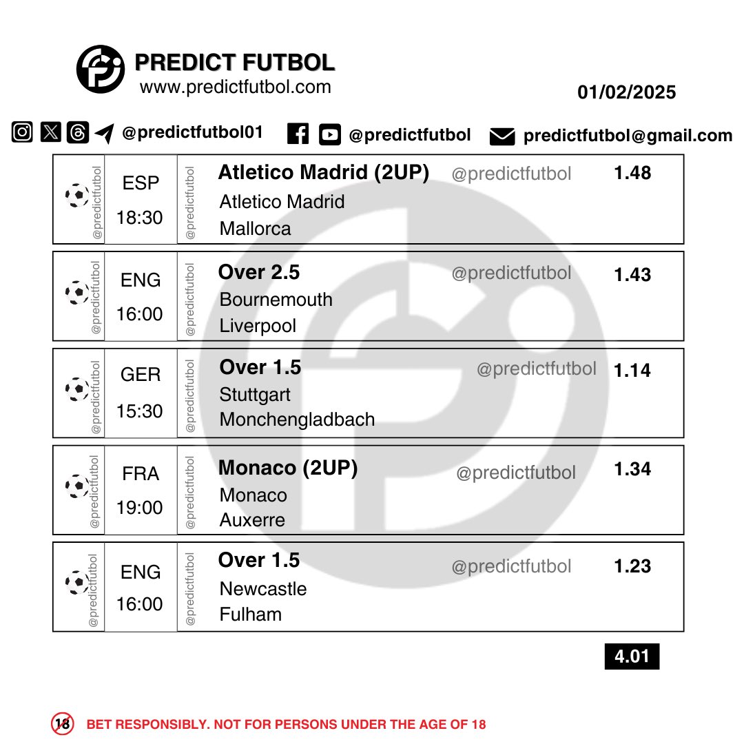 4.01 Odds ✅
PARIPESA Booking Code 👉 HUFDR

Join our telegram channels here
Channel I 👉 t.me/+tEVXLi9Q31ZiZ…
Channel II 👉 t.me/predictfutbol01

Register on PARIPESA Here
👉 paripesa.bet/predict01

Register with my promo code PREDICT01 to get 200$ bonus on your first