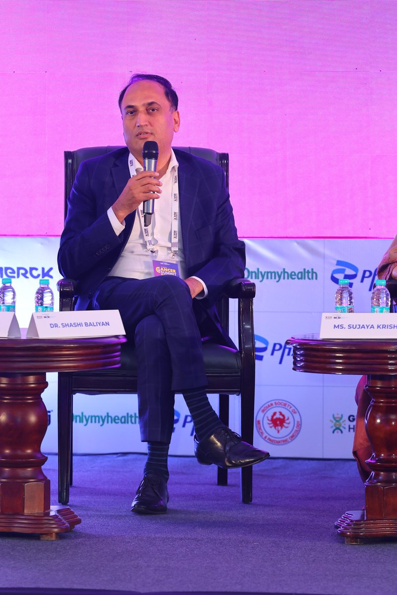 IHWCouncil's tweet photo. "Progress in cancer care is exponential, with advancements leading to better outcomes. The journey towards accessible treatment continues, and collaboration is key." - Dr. Shashi Baliyan, Founder & Managing Director, ClearMedi Healthcare

#CancerSummit2025 #WorldCancerDay #CancerSummit