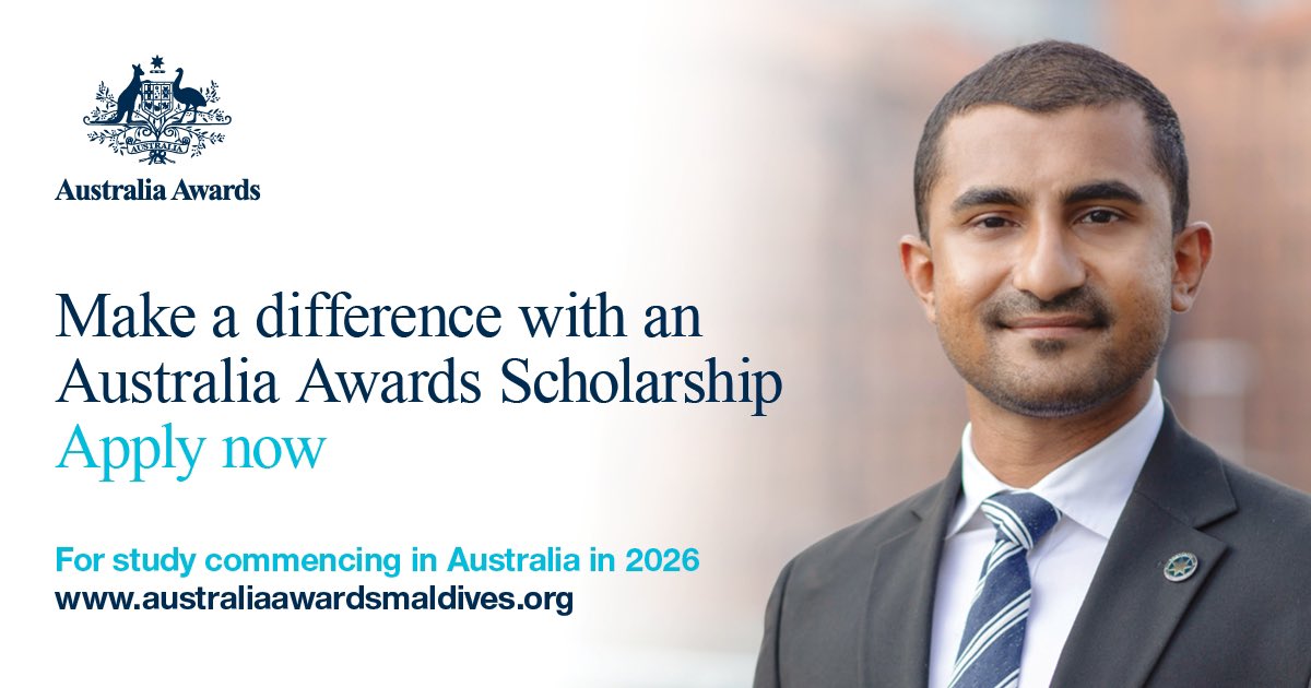 📢📢Applications for #AustraliaAwards Scholarships are now open‼️

Study in Australia in 2026 and be part of a global community of #changemakers 📚.

Applications close on 30 April 2025.