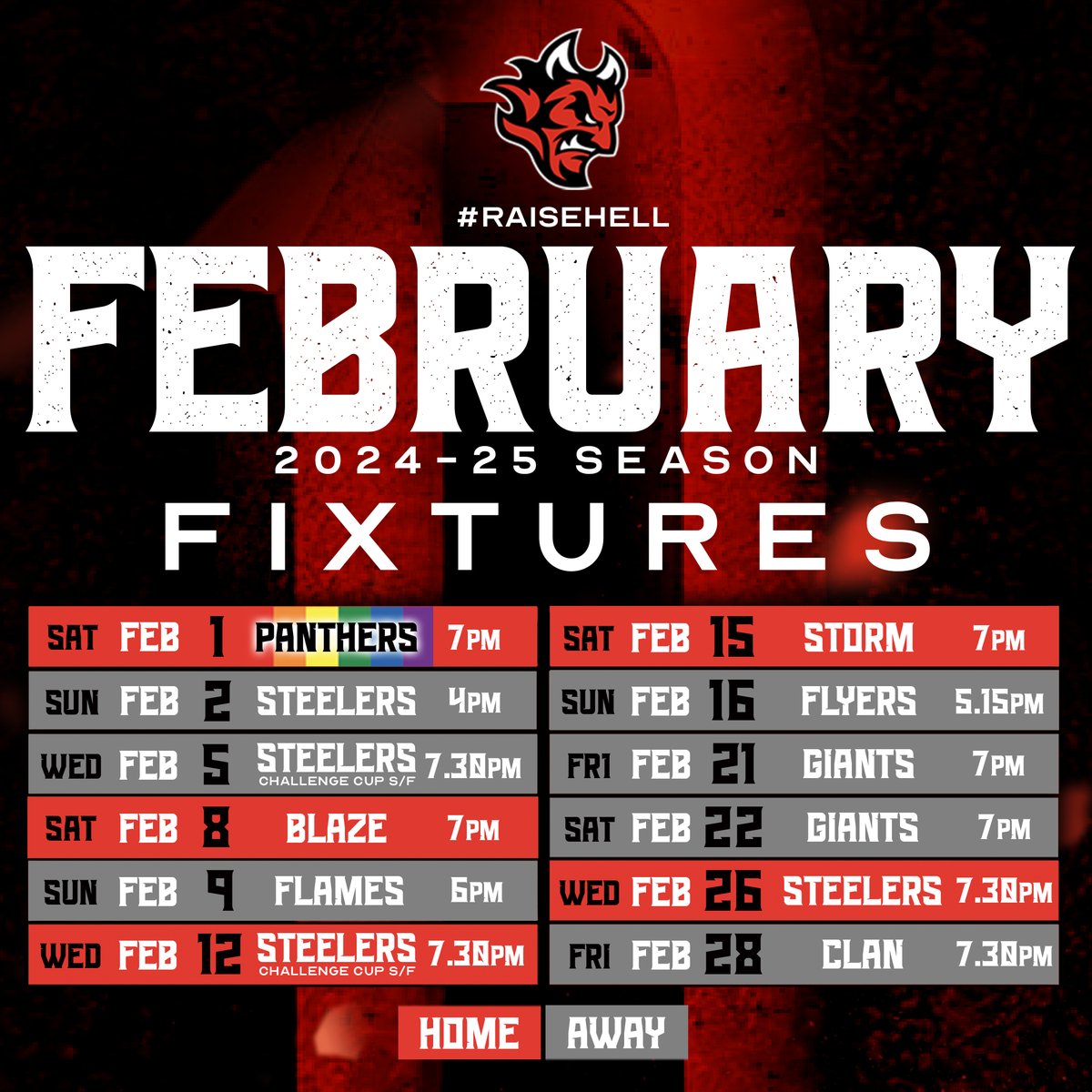cardiffdevils's tweet image. 𝗦𝗰𝗼𝗿𝗲 𝗯𝗶𝗴 𝘁𝗵𝗶𝘀 𝗙𝗲𝗯𝗿𝘂𝗮𝗿𝘆 😈 🏒 

Join the fun on and off the ice #FebruaryFun 
🎟️ bit.ly/DevsTickets

🍾 VIP tickets - find out more here ➡️ bit.ly/DVIPSeats