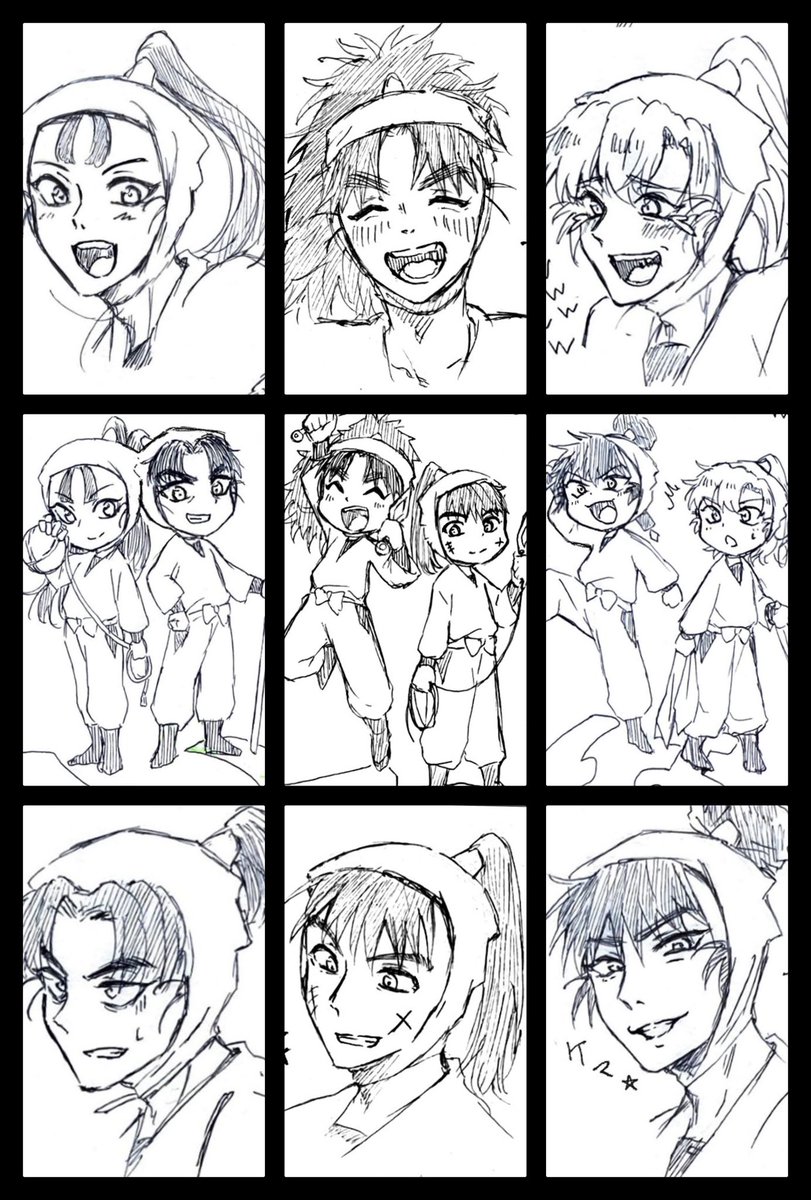 #今月描いた絵を晒そう 
🔞描いてた思い出しかない 