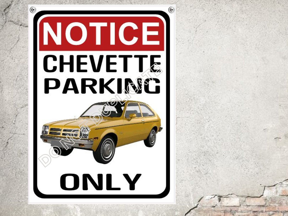 arlissbryant's tweet image. Parking Sign Chevette Parking Only Chevrolet Parking Sign tuppu.net/1ee60034 #kitchenconnection #Etsy #ManCaveSign
