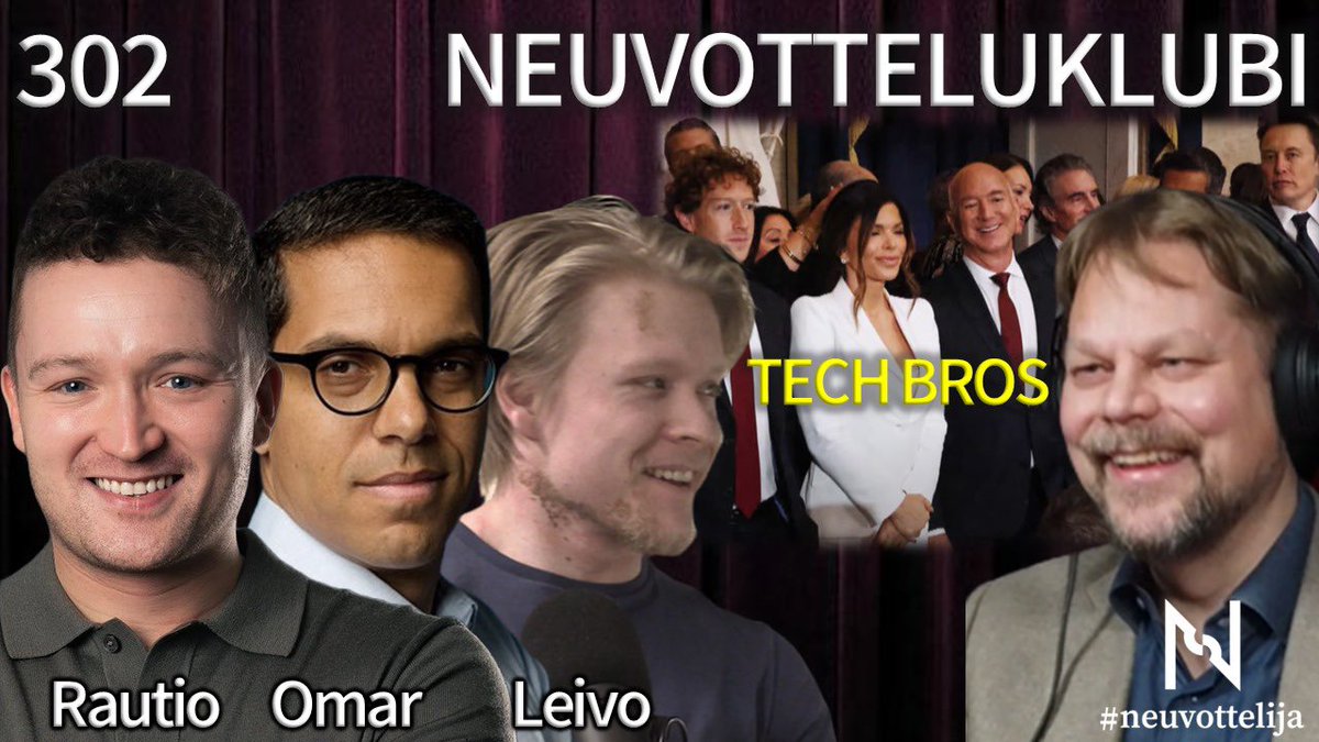 Neuvotteluklubi | Tech Bros <a href="/IsakRautio/">Isak Rautio</a> <a href="/leivoks/">Leevi Leivo</a> <a href="/aliomarFIN/">Ali Omar</a> <a href="/samimiettinen/">#neuvottelija Sami Miettinen</a> | #neuvottelija 302
📽youtu.be/ru3GzXnzuEM
🎙open.spotify.com/episode/269gqF…
🎙podcasts.apple.com/us/podcast/neu…