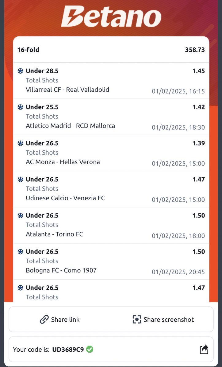 DavsmartMEDIA_1's tweet image. Long awaiting game finally here 
We pray for grace this time 
๐๐๐ฅ๐ฅ๐๐๐ฅ๐ฅ๐๐
#Code1 - R8V4QLS7 = 1.4k oddd
#Code2 - UD3689C9 = 300 odds
Retweet for others