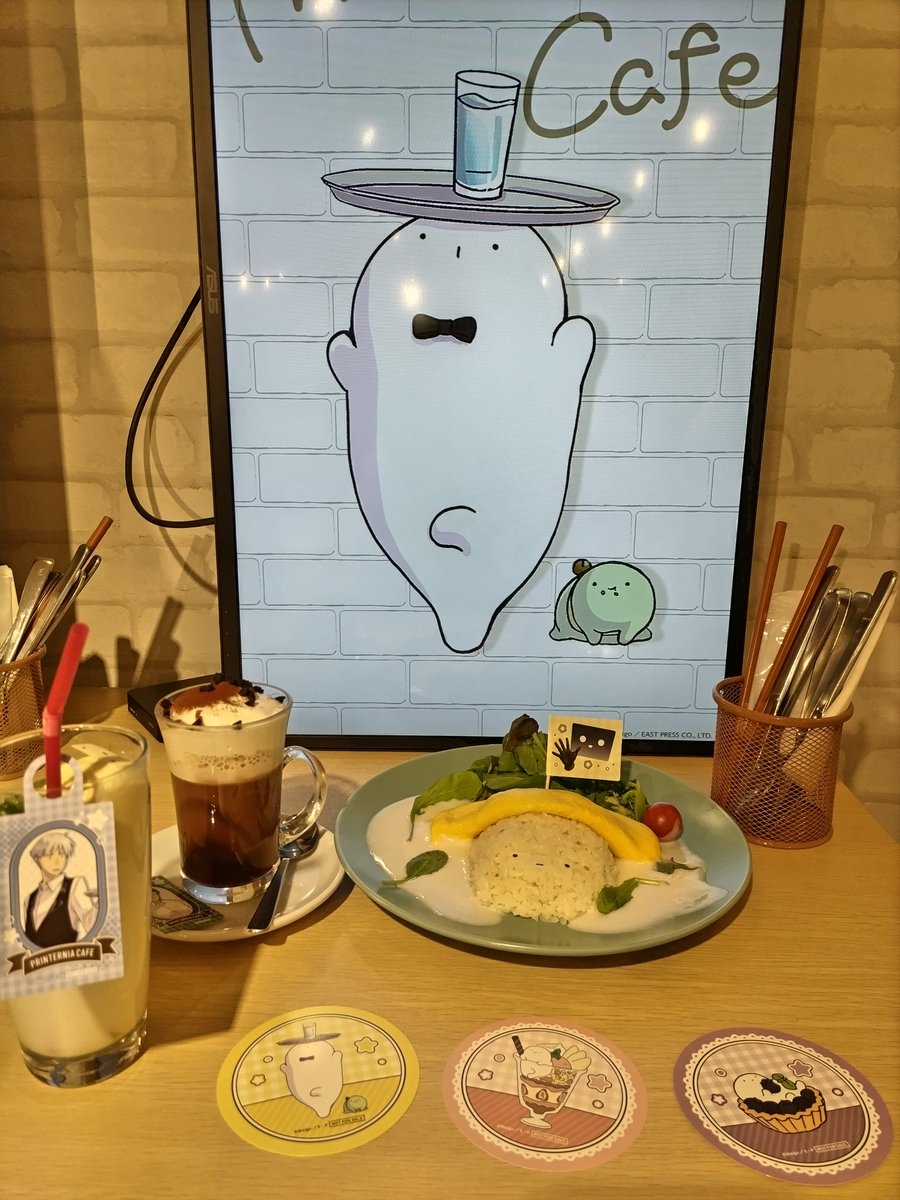 Setuka_Sakuragi's tweet photo. プリンタニア・ニッポンカフェ美味しかったし可愛かったですわ〜！！
コースター被らなかったの感謝……！
グッズもBOXで買えて嬉しい〜！

#プリンタニア・ニッポンもちもち https://t.co/wJNnVqyDHM