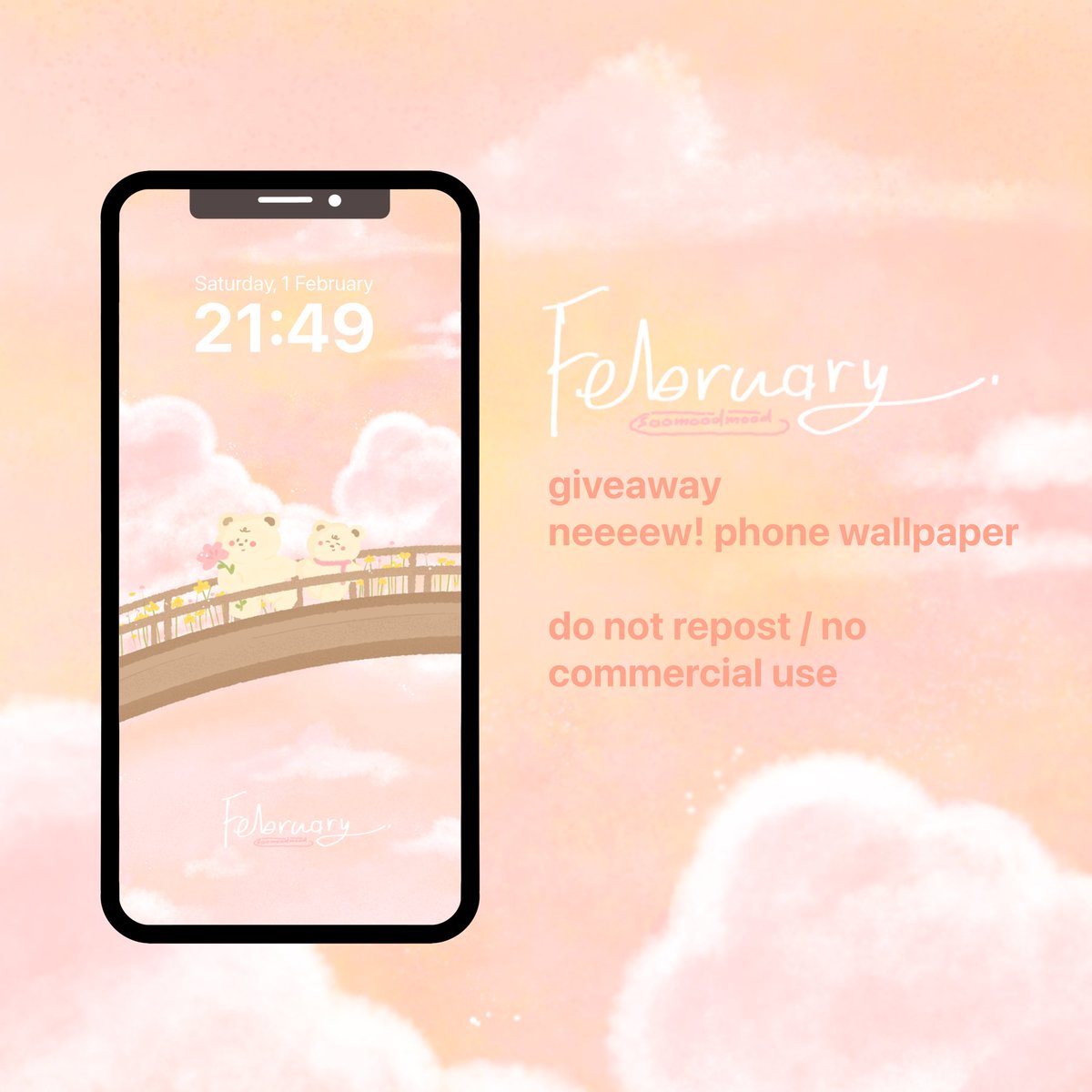 soomoodmood's tweet photo. hello 𝐹𝑒𝑏𝑟𝑢𝑎𝑟𝑦💘☁️ 

pls ♡ &amp; r  before download : https://t.co/sPFHxRC7IF

#ValentinesDay #February2025 #February #wallpaper #แจกวอลเปเปอร์ #ของขวัญ #แจกวอล #Giveaways https://t.co/z1tr9fiVrK