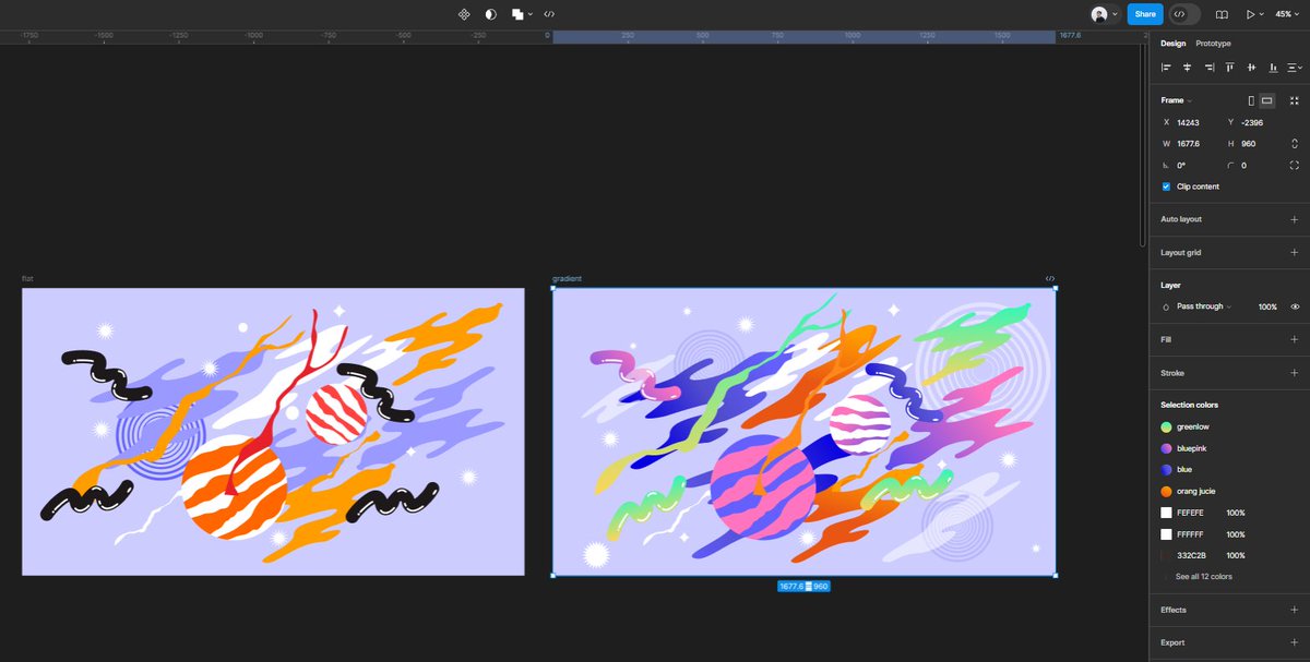 bristant's tweet photo. Made in
@figma 🙌 #saturdaycolor https://t.co/RGk1IGj38N
