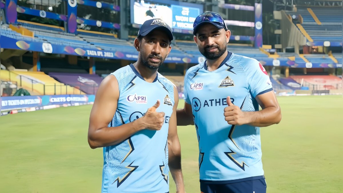 MdShami11's tweet photo. Today we bid farewell to a true legend of Indian cricket, Wriddhiman Saha. His brilliant glove work and countless memorable moments, both on and off the field, have left an indelible mark. From the Ranji Trophy to the national team, his dedication and passion have inspired us all. Wishing you the best in your next chapter, Wriddhiman. Your legacy will continue to inspire generations! @Wriddhipops