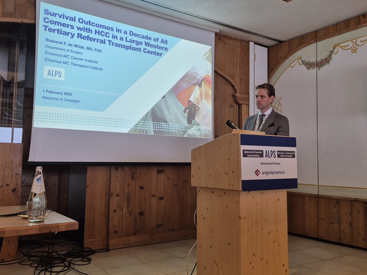 ALPS Meeting (@alpshpb) on Twitter photo Roeland DeWilde from <a href="/erasmusmcintl/">Erasmus MC Intl</a> <a href="/ErasmusMC/">Erasmus MC</a> with a Dutch perspective on improving survival in HCC following liver transplantation #ALPS2025 Roeland DeWilde from <a href="/erasmusmcintl/">Erasmus MC Intl</a> <a href="/ErasmusMC/">Erasmus MC</a> with a Dutch perspective on improving survival in HCC following liver transplantation #ALPS2025