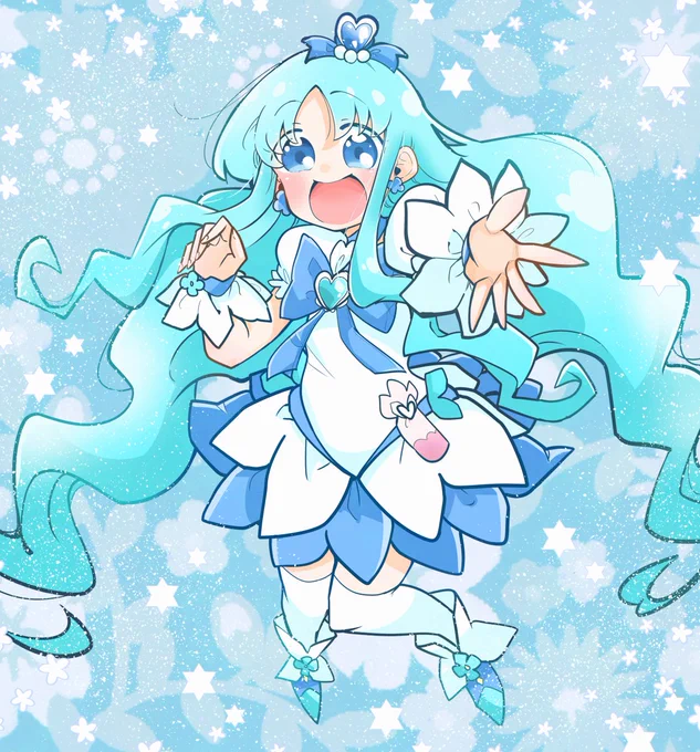 #プリキュアの日 過去絵ですが…!新プリキュアも楽しみ～!! 
