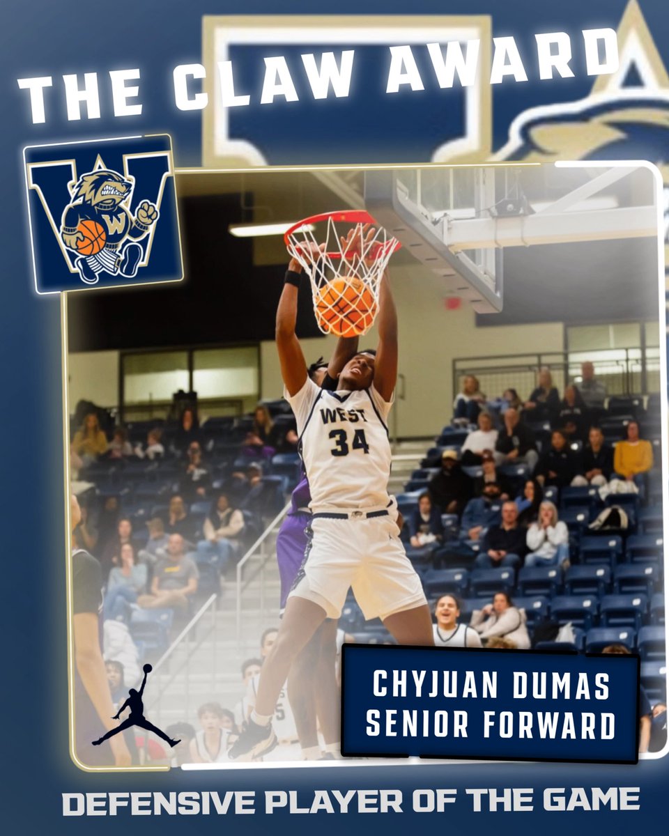 Great road win for the Wolverines tonight! West moves to 13-7 and 5-3 in conference play! #theWESTway