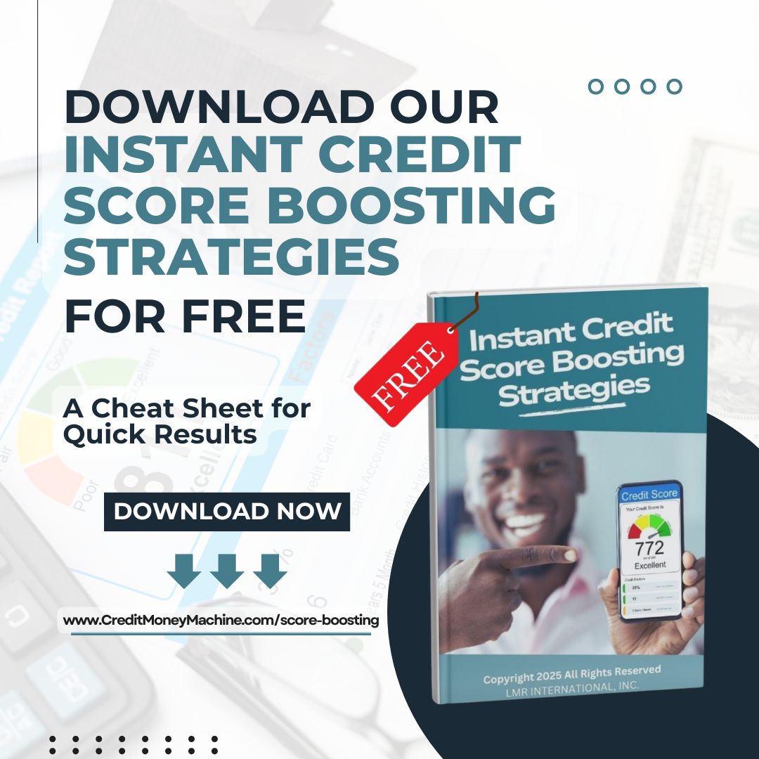 LMRINTL's tweet image. Want fast credit score improvements? Go to creditmoneymachine.com/score-boosting to get your free Instant Credit Score Boosting copy.

#CreditRepairTips #CreditRepairBusinessTips #CreditScoreBoosting #BoostCreditScore #IncreaseCreditScore #CreditRepairStrategies  #CreditRepair